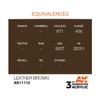 AK Interactive 3rd Gen Acrylic Leather Brown 17ml