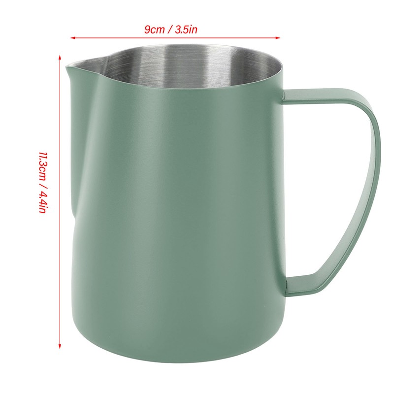480ML Coffee Frothing Cup 304 Stainless Steel Milk Frother Jug