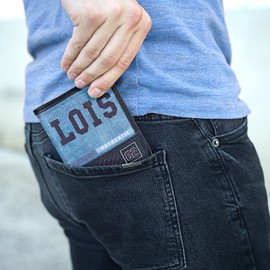 Lois - Wallet Boys Teenagers - Wallet Boys Teenagers with Youth Style - Wallet Men Wallet Boys Teenagers RFID Protection Blue, Blue (206420), casual