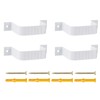 Downspout Strap 3x4 Leader Strap 3x4 4pcs (White)