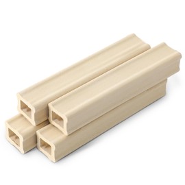 Nuanchu 4 Pack 1 x 6 Inch Kiln Post High Alumina Kiln Posts Square Ceramic Shelf Supports for High Temperature Kilns Sturdy Firing Posts