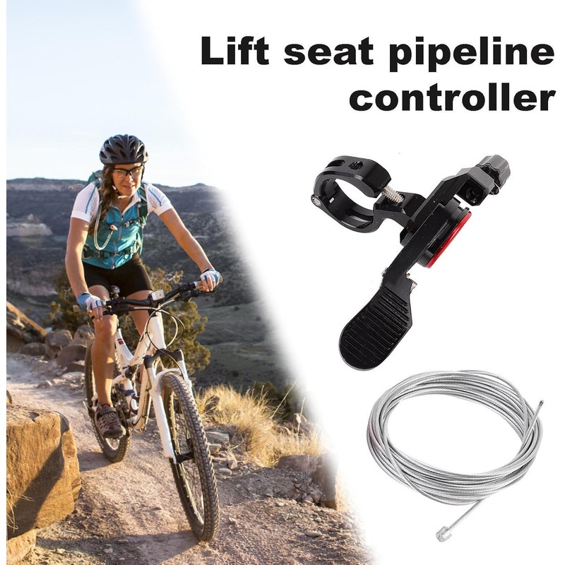 Bicycle Seatpost Lever, Seat Height Adjuster Seatpost Dropper Lever Handlebar