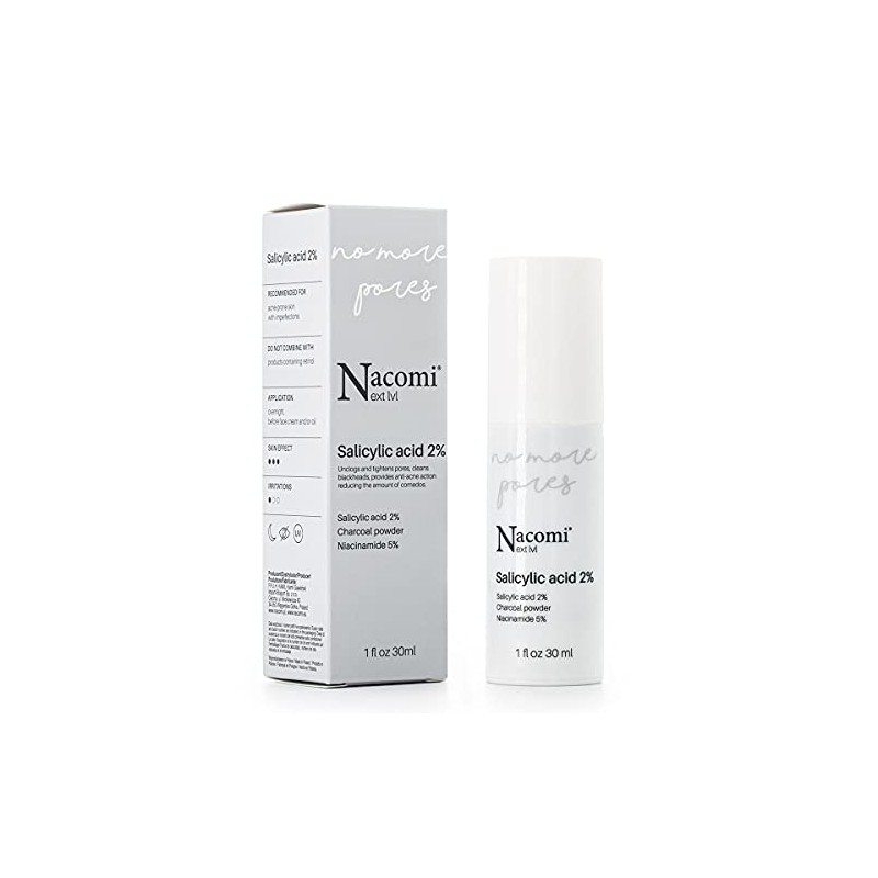 NACOMI Salicylic Acid serum 2% 30 ml de-accumulates and Narrows