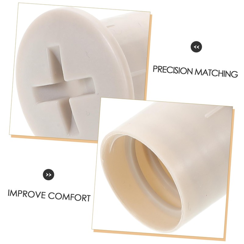 Kisangel 4pcs Slide Screw Caps Plastic Replacement Parts for Slides