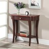 Convenience Concepts Newport Console Table, Mahogany