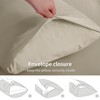 RUIKASI Pillow Cases 2 Pack - Taupe Standard 50x75 cm
