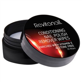 Revitanail Conditioning Nail Polish Remover Wipes 30 Pack