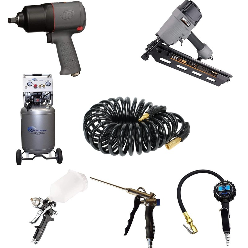 Txecpro 2 Pack Polyurethane Recoil Air Hose, Air Compressor Hose