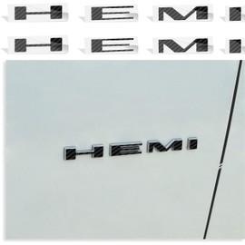 Reflective Concepts HEMI Fender Emblem Overlay Decal Stickers for 2020-2026 Durango R/T - (Color: Carbon Fiber)