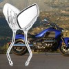 Unbranded Universal Chrome Skeleton Skull Hand Claw Motorcycle Rear View