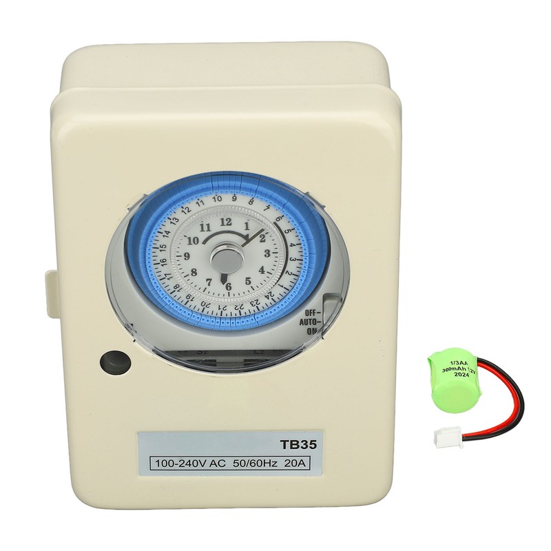Mechanical Time Switch TB35N SPST 24 Hour 15 Minute Interval