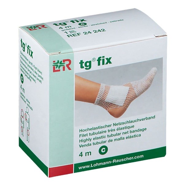 Lohmann & Rauscher GmbH & Co.KG TG FIX Net Bandage C 4 m, White, Pack of 1
