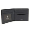 Hazzys (대전신세계)COLOR POINT 블랙 배색포인트 소가죽 슬림 반지갑 HJWA5F330BK (Daejeon