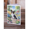 Caroline's Treasures Papillon Spring Path Greeting Cards Pack of 8
