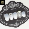 Milk Gras Handmade Nail Tips - Long Stiletto / 우유빛그라