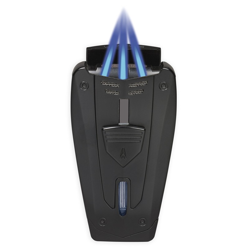 Lotus Fusion Cigar Lighter with Triple Pinpoint Torch Flames, Single