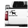 siviwonder Labrador Noise Alarm System Car Sticker Dog Foil Labby