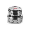 Sumeet Stainless Steel Hole Puri Dabbas/Flat Canisters with Air Ventilation