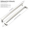 Redunest Cabinet Pulls Brushed Nickel Cabinet Handles Square Drawer Pulls,
