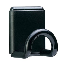 UNILUX FIL Magnetic Coat Hook, Plastic, Black