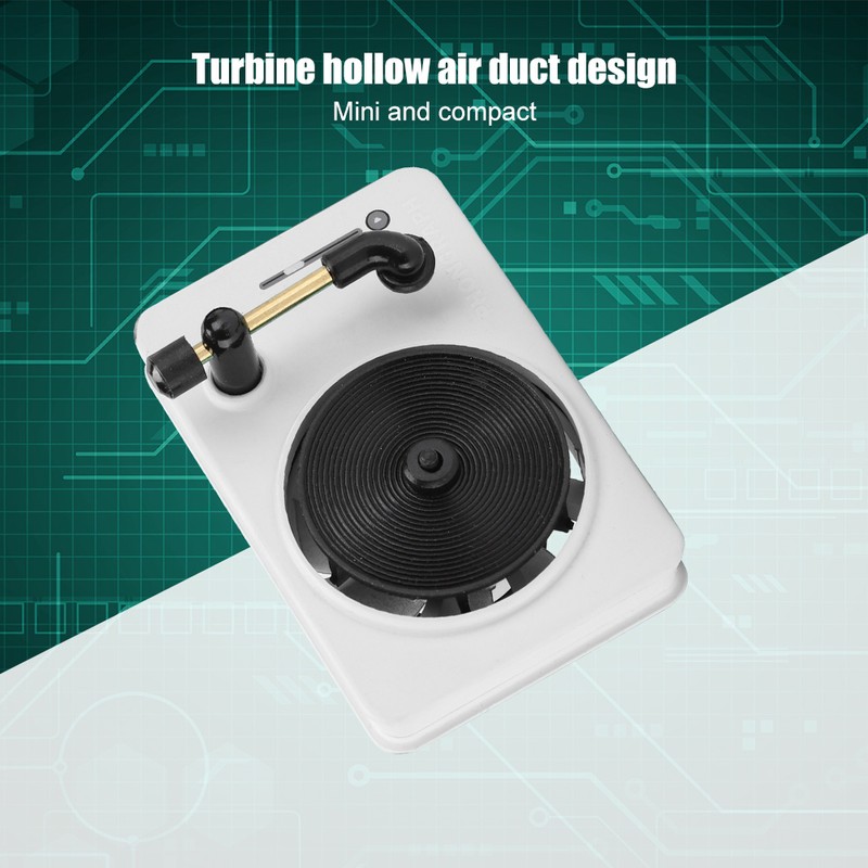 Vintage Phonograph Shape Mini Wearproof Car Fragrance Machine with Solid