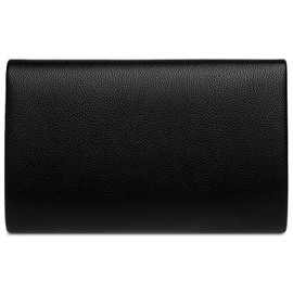 Caspar TA419 Women's XL Clutch Bag Evening Bag, black