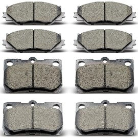 DYZJKWJW D1113 D1178 Front Rear Ceramic Brake Pads Set Fit For 2006 2007 2008 2009 2010 2011 2012 2013 Lexus IS250