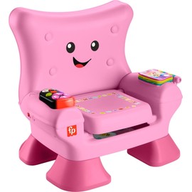 Fisher-Price Toddler Learning Toy Laugh & Learn Smart Stages Chair, Pink with Music Lights & Activities for Kids Ages 1+ Years