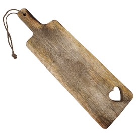 Chopping Board Mango Wood Heart Kitchen Board Bread Chopping Board Wooden Board 50 cm