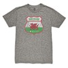 Wrexham Shield Premium Vintage Tri Blend T-Shirt - Grey (US,