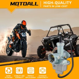 MOTOALL PZ27 Carburetor 150cc 200cc 250cc ATV Go Kart Dirt Bike w/Air Filter for Predator Coleman CT200U KT196 for TaoTao Coolster CG XR100 for Baja Mini Bike Go Kart Parts