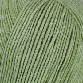 La Mia Kent 1 madeja 50% algodón 50% hilo acírlico, 100 gramos (3.5 oz), 330 metros (361 yardas), verde - L025