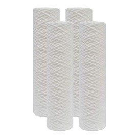 Compatible for WHKF-WHSW String Wound 5 Micron Sediment Water Filters - 4-Pack- by IPW Industries Inc.