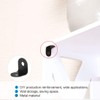 sourcing map 12 x 12mm Angle Bracket Black Corner Brace
