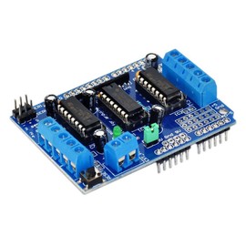 Hailege L293D DC Motor Drive Shield Stepper Motor Drive Shield Expansion Board Duemilanove Raspberry Pi