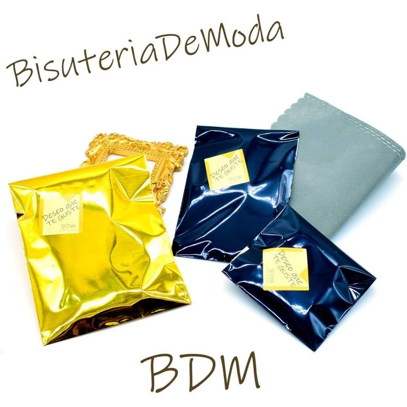 BDM - Llavero de Tela Azul Con Bandera de España
