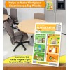 Office Refrigerator Etiquette Magnet -6"x9" Handy Guide for Proper Storage,