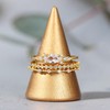 Gold Stackable Rings for Women Trendy Dainty Finger Rings Non
