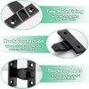 10 Pairs Push in Plinth Fasteners Hidden ABS Press Fit
