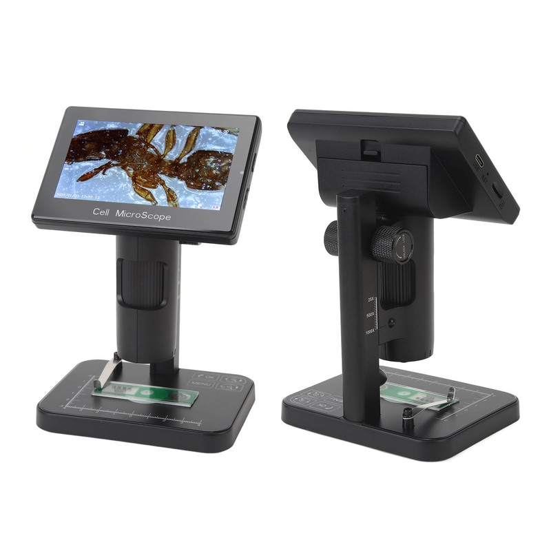 Digital Microscope with 5in IPS Screen USB 1080P 1000X Magnification