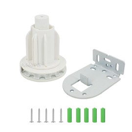 AcbbMNS 43mm Roller Blind Fittings Replacement Repair Kit, Roller Shade Clutch with Metal Bracket and Screws Expansion Plug for Roller Blind System (2pcs kit-43mm)
