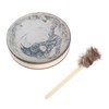 Shaman Drum with Drum Stick Deep Bass Healing Tool Decoration