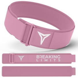 Breaking Limits Pink Lifting Belt - Weight Lifting Belt Women - Squat Belt for Gym, Weightlifting, Powerlifting, Deadlifts - Cinturones para Hombre Gym - Woman Lifting Belts (X-Large)