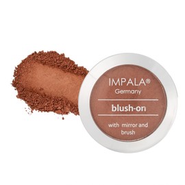 Impala - Blush On Colour Nº 9 - Blush On Colour Pinsel und Spiegel | Langanhaltendes kompaktes Rouge-Puder | Illuminierendes Rouge | Weiche und glatte Textur | 6 Gramm