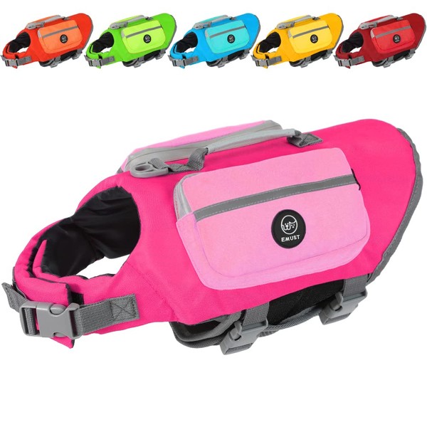 EMUST Dog Life Vests, Sports Style Dog Life Jacktets for