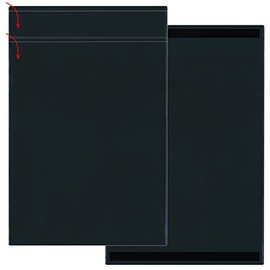 STORE SMART - 10-Pack Black Document Holder with Title Pocket - Vertical - R2003PQBKM-10