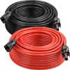 MOOKEERF Solar Panel Extension Cable - 10AWG 100FT PV Wire