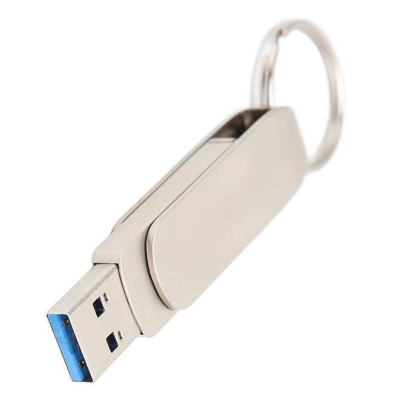 Key Chain Flash Drive 2 in 1 OTG USB3.0 TO