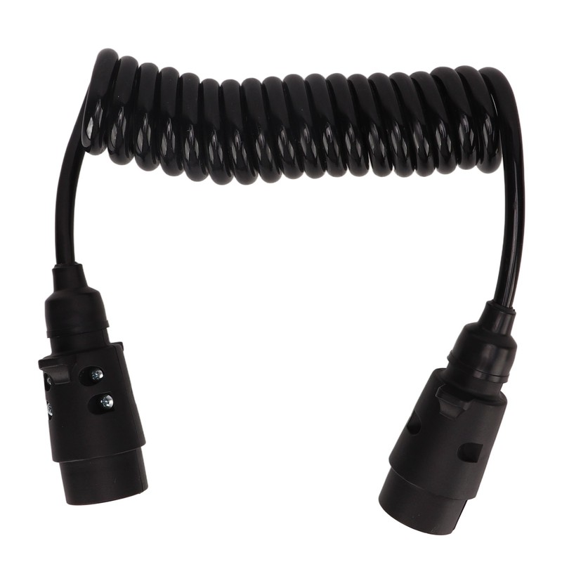 2m Trailer Light Board Extension Cable 7Pin Plug Socket Adapter