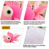 XiRiDa Pink Goldfish Stuffed Animal Simulation Fish Plush Toys Gift